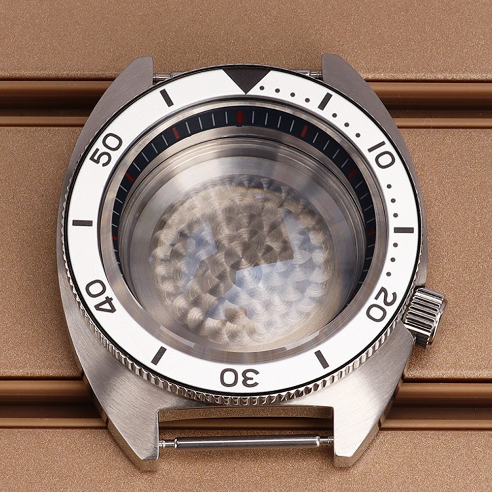 41mm Steel Watch Case Modify turtle Mod Sapphire 10ATM For Seiko NH34 35 NH36 38
