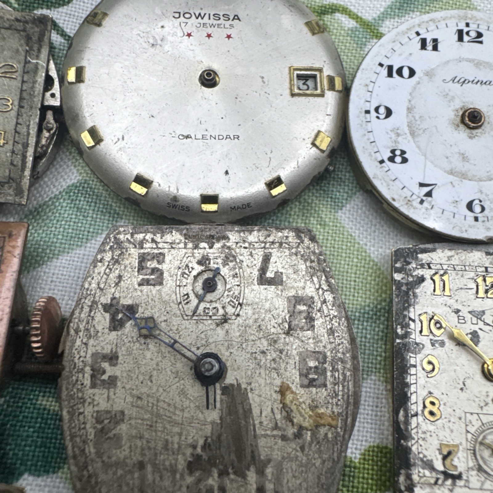 9 Men’s Mechanical Wrist Watch Movements For Repair Bulova Helzberg Monarch 670