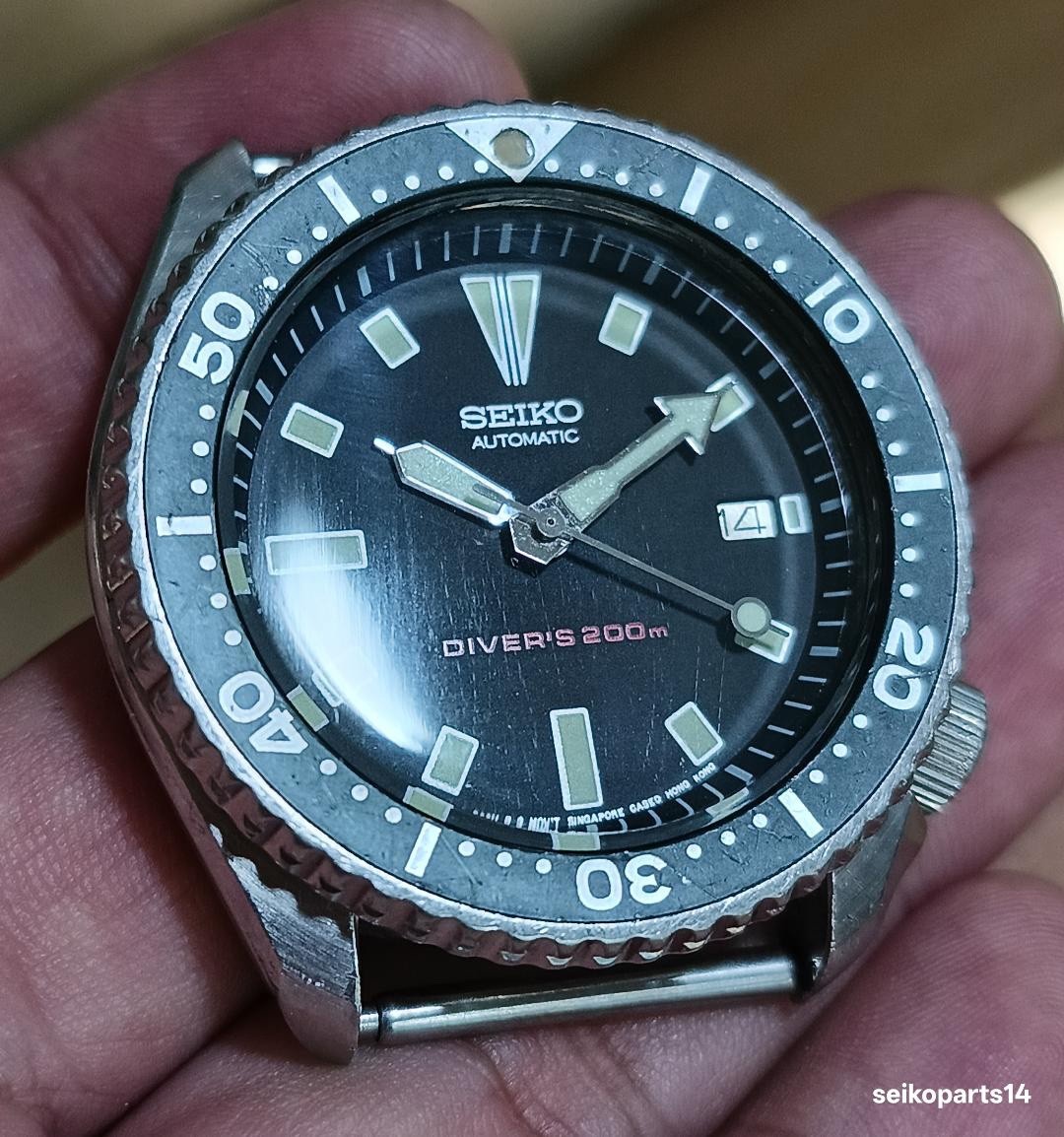 ORIGINAL SEIKO TRANSITION 200m DIVER 3 COUNTRY SIGNED 7002-7039 YEAR 1994 DEC