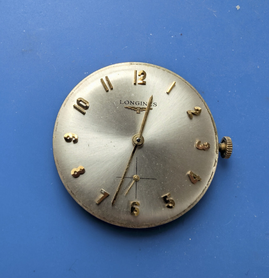 VINTAGE MENS LONGINES CALIBER 370 WRISTWATCH MOVEMENT RUNNING