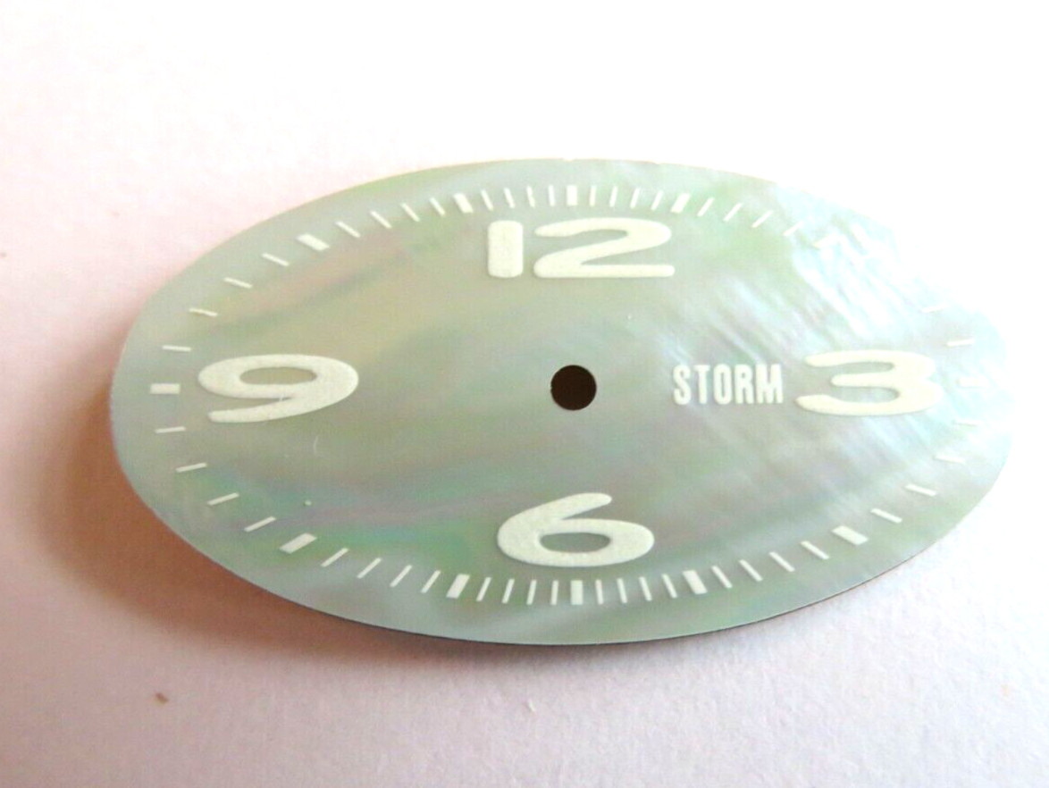 Replacement Part Dial STORM AERO Mother of Pearl Green