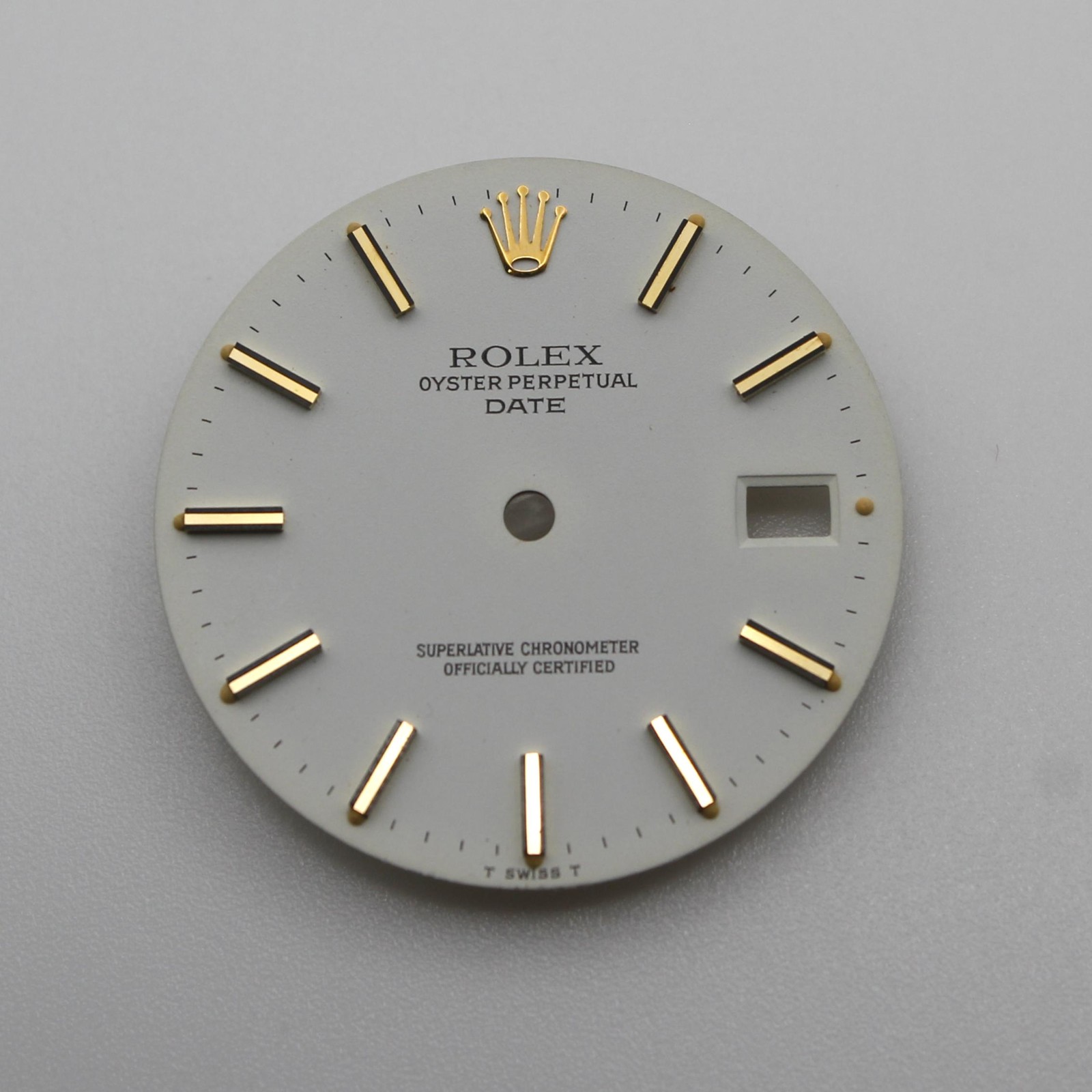Rolex Oyster Perpetual Date White Dial 16013 16030