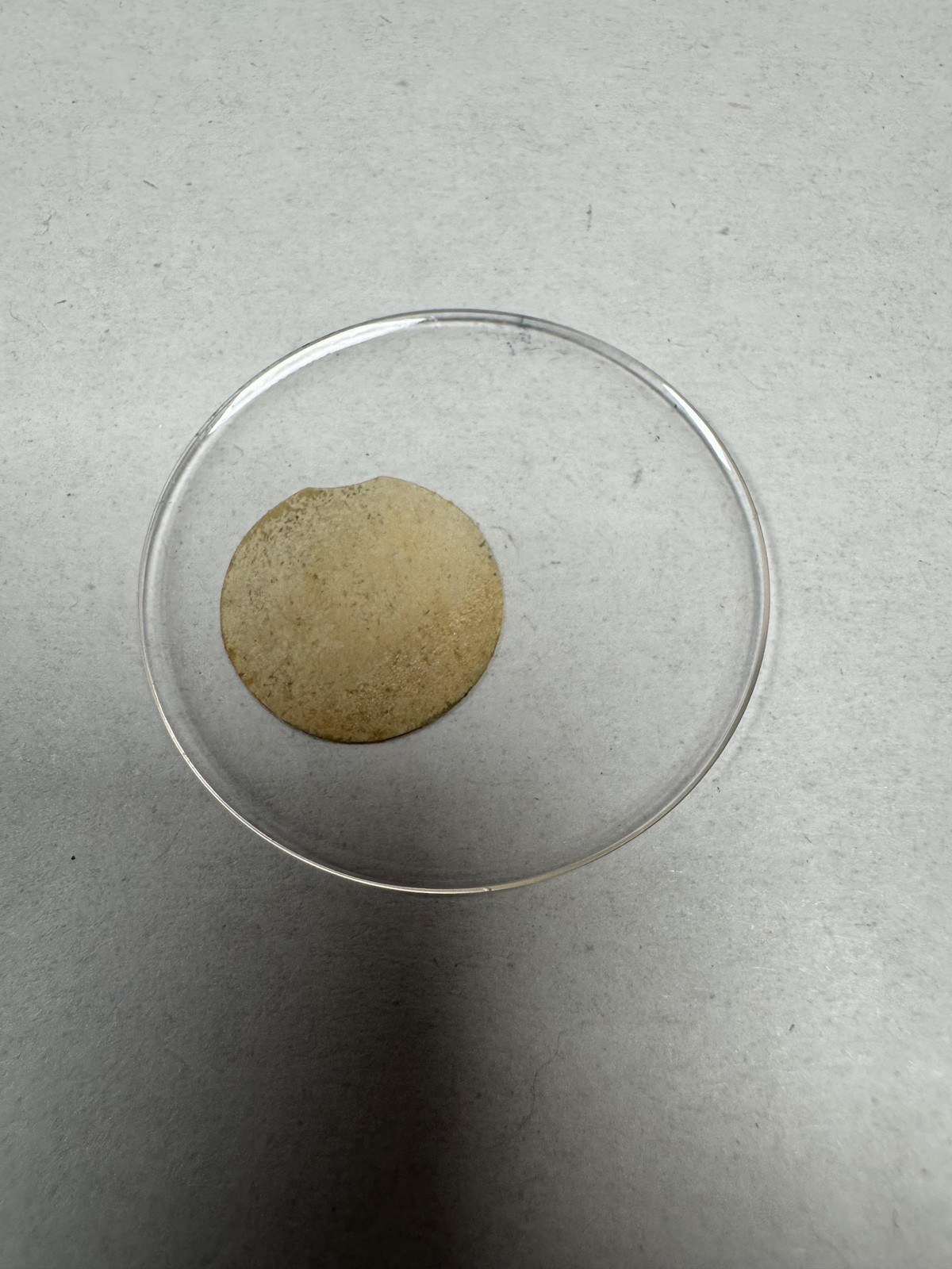 Vintage Unmarked Pocket Watch Mineral Crystal Round 35.10mm 15 8/16 11 8 Clear
