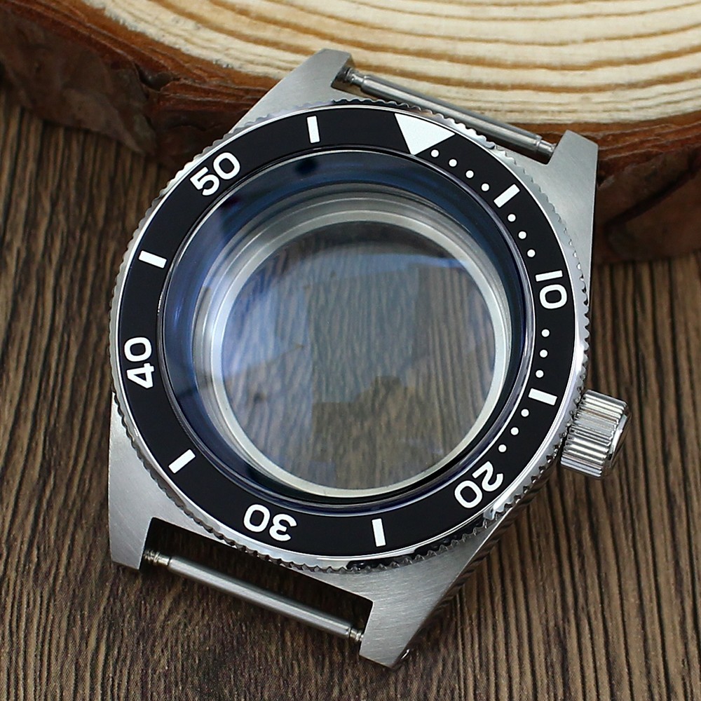 40mm 62MAS Mod Stainless Watch Case Sapphire For Seiko NH34 NH35 NH36 NH38
