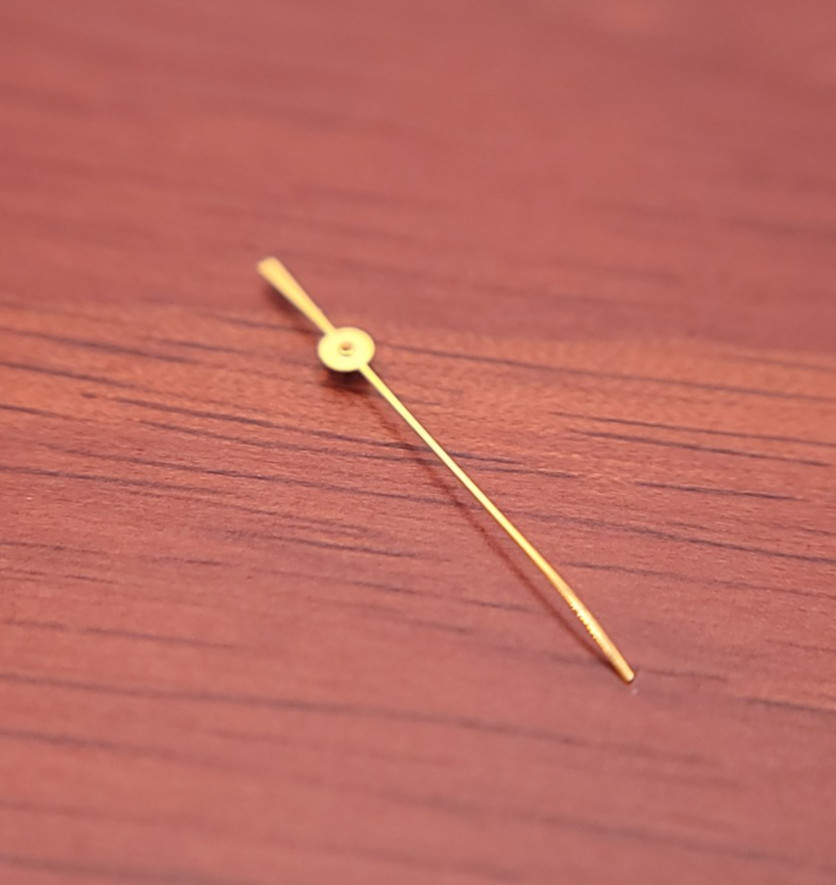 NOS Swiss Gold Center Seconds Hand 13mm Vintage Wristwatch Watch Part WP1-5
