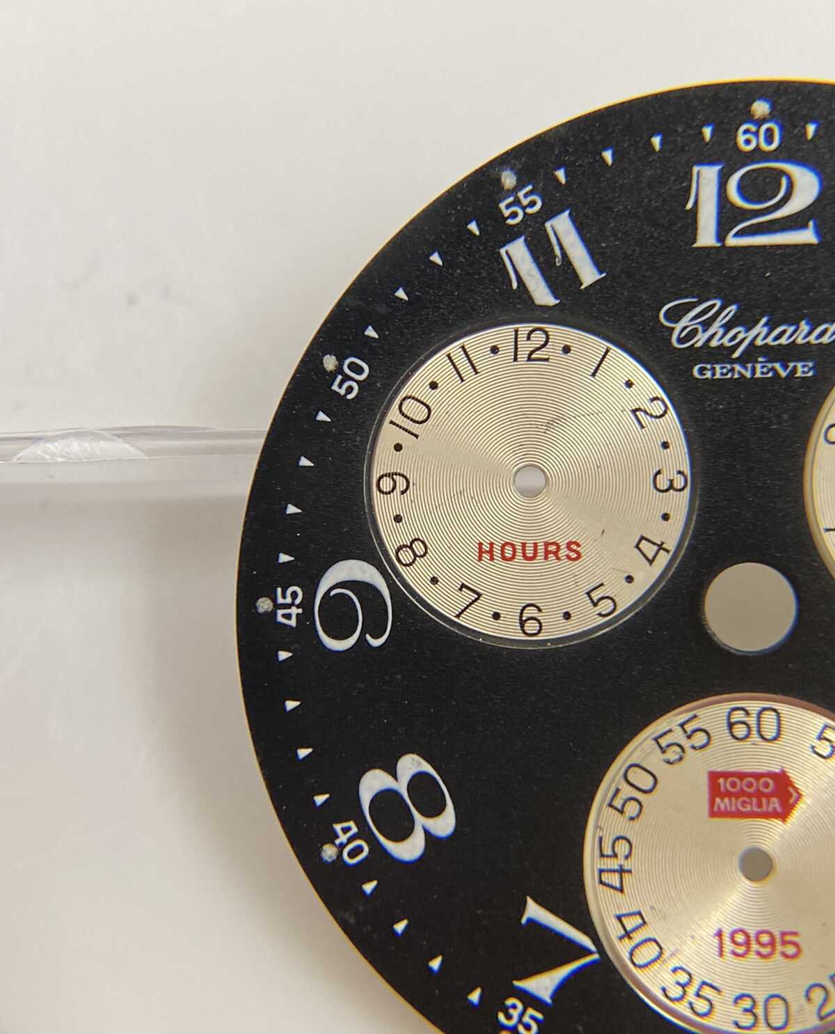 Genuine Chopard Geneve 1000 Mille Miglia Chrono 1995 Black 32.5mm Dial Ref: 8271