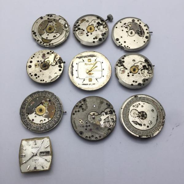 Lot 10 Watch Manual Winding Movements For Parts FWD136RM5