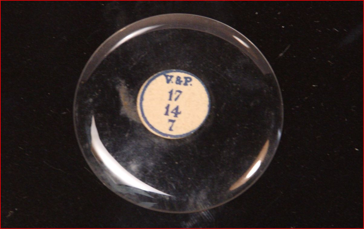 17 Ligne NOS Glass Antique Pocket Watch Hunter Crystal most sizes HEIGHTS 7 – 6