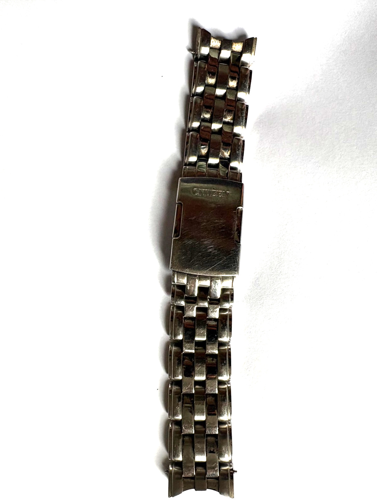 Citizen Watch bracelet Strap Metal Curved ends 20 mm for model E870-Eco Drive