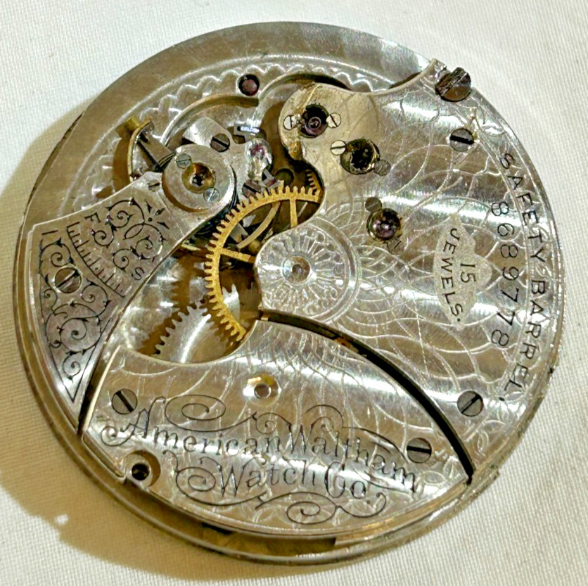 Antique Pocket Watch Movement And Dial Lot of 5 Elgin , Waltham, Illinois