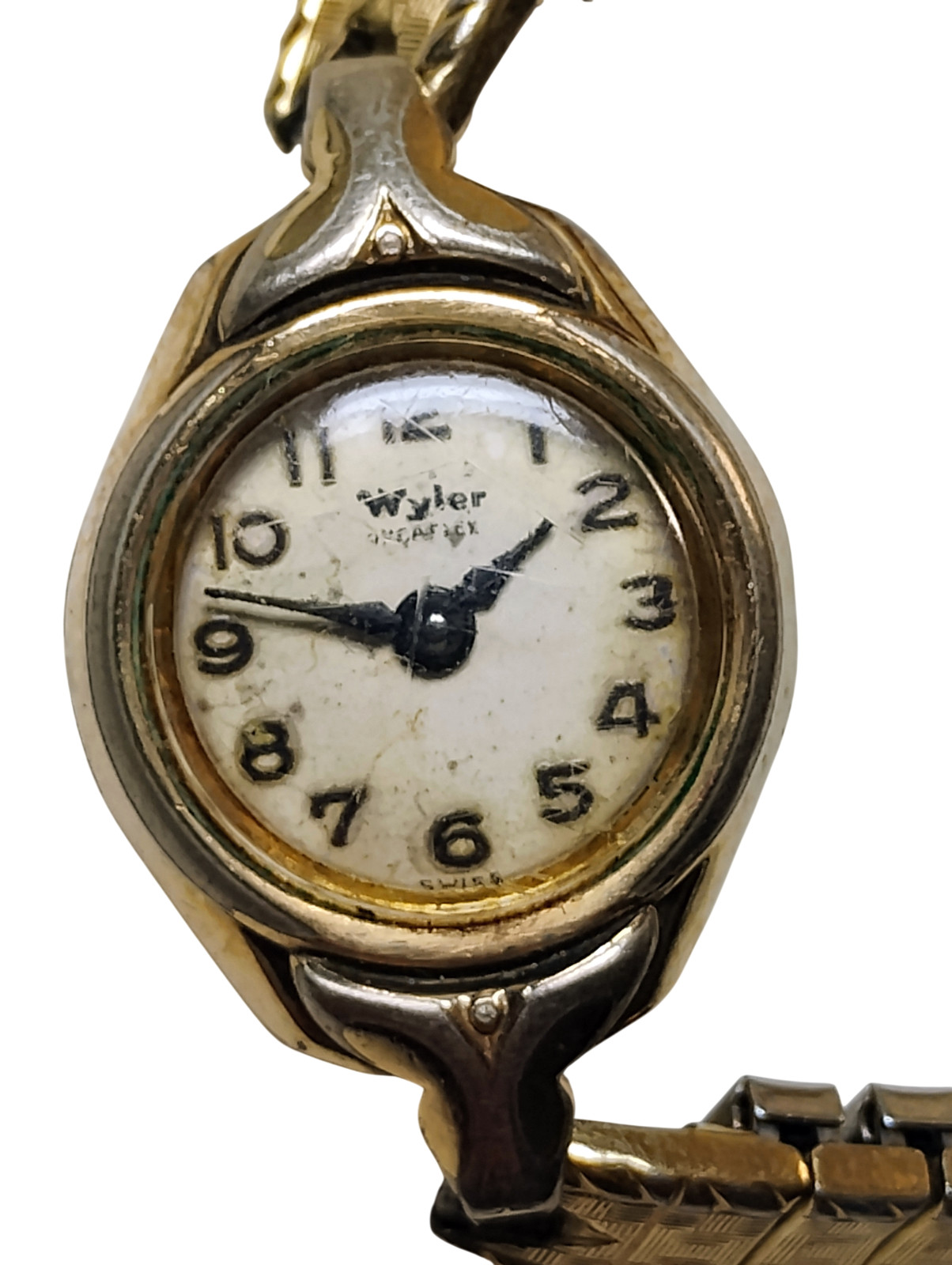 Vtg Wyler Incaflex Ladies Watch 17J Swiss WC 31 Movement 10K RGP Parts/Repair
