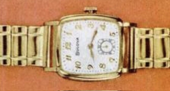 Rare NOS Vintage 1950s-60s Bulova Senator “J” Glass Watch Crystal