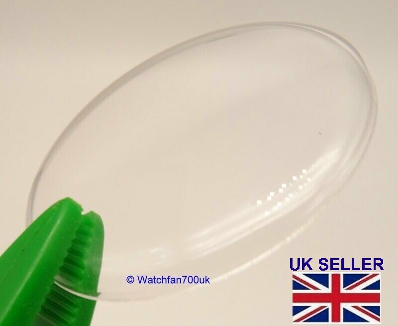 Acrylic Low Dome Crystal Fits Elgin type A 17A Pilots Military Watch #511