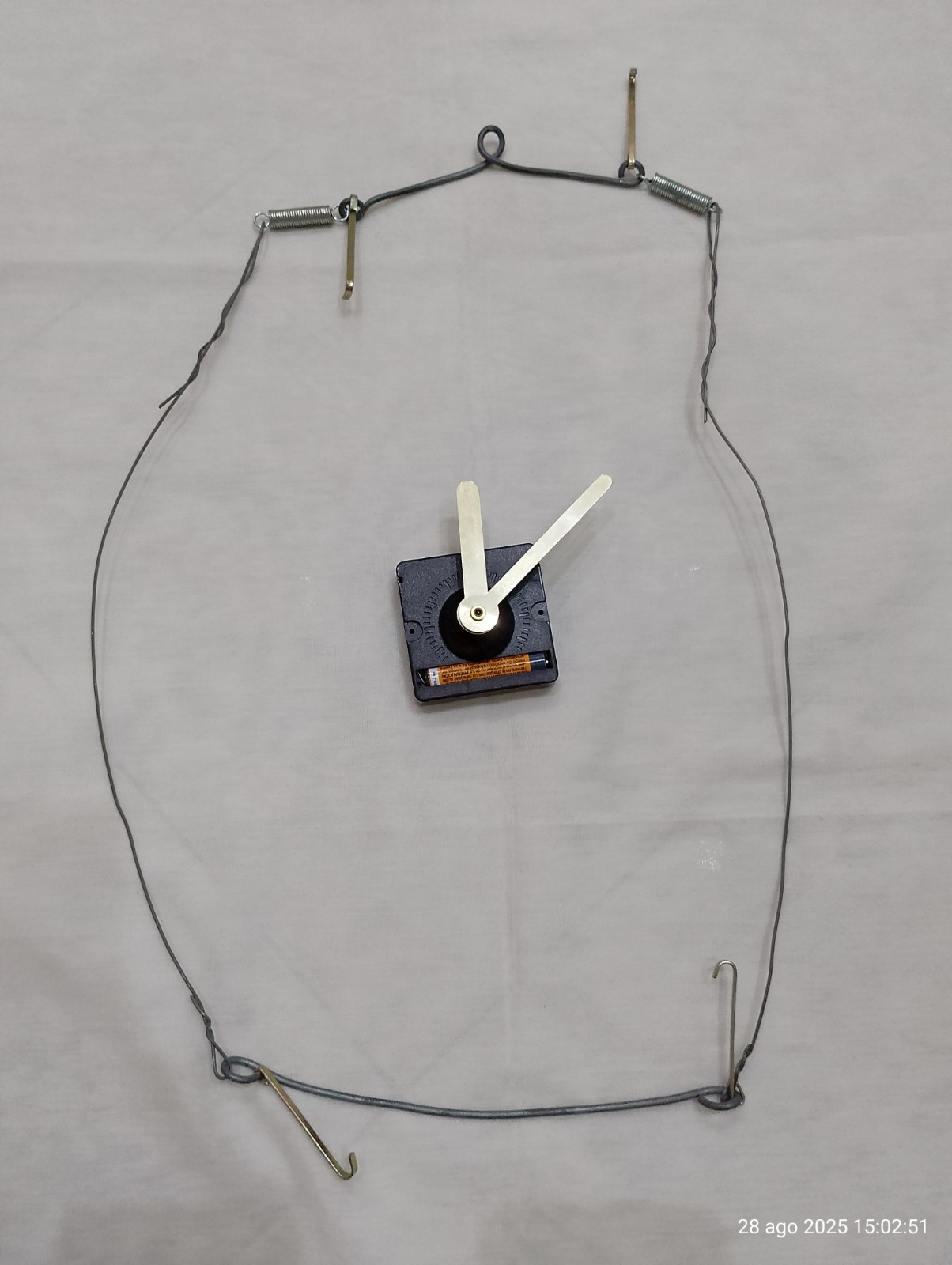 Spare parts spring support mechanism Murano watch 55×55 📩 READ DESCRIPTION