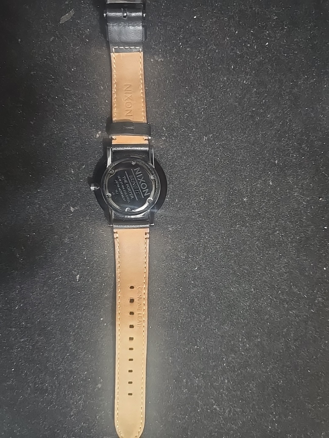 Nixon Porter Leather A1058 50m Water Resistant Men’s Watch