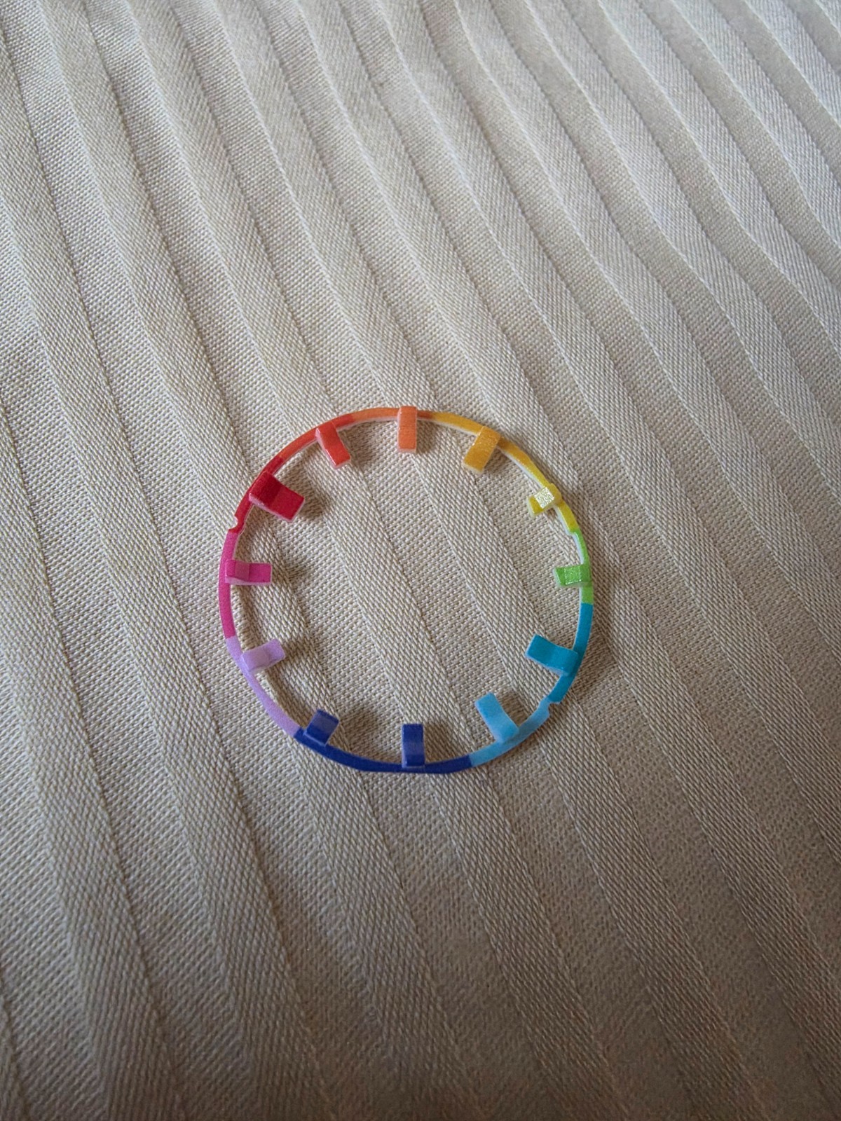 Rainbow Dial Index Hour Marker Ring Casio GA-2100 G-SHOCK Casioak