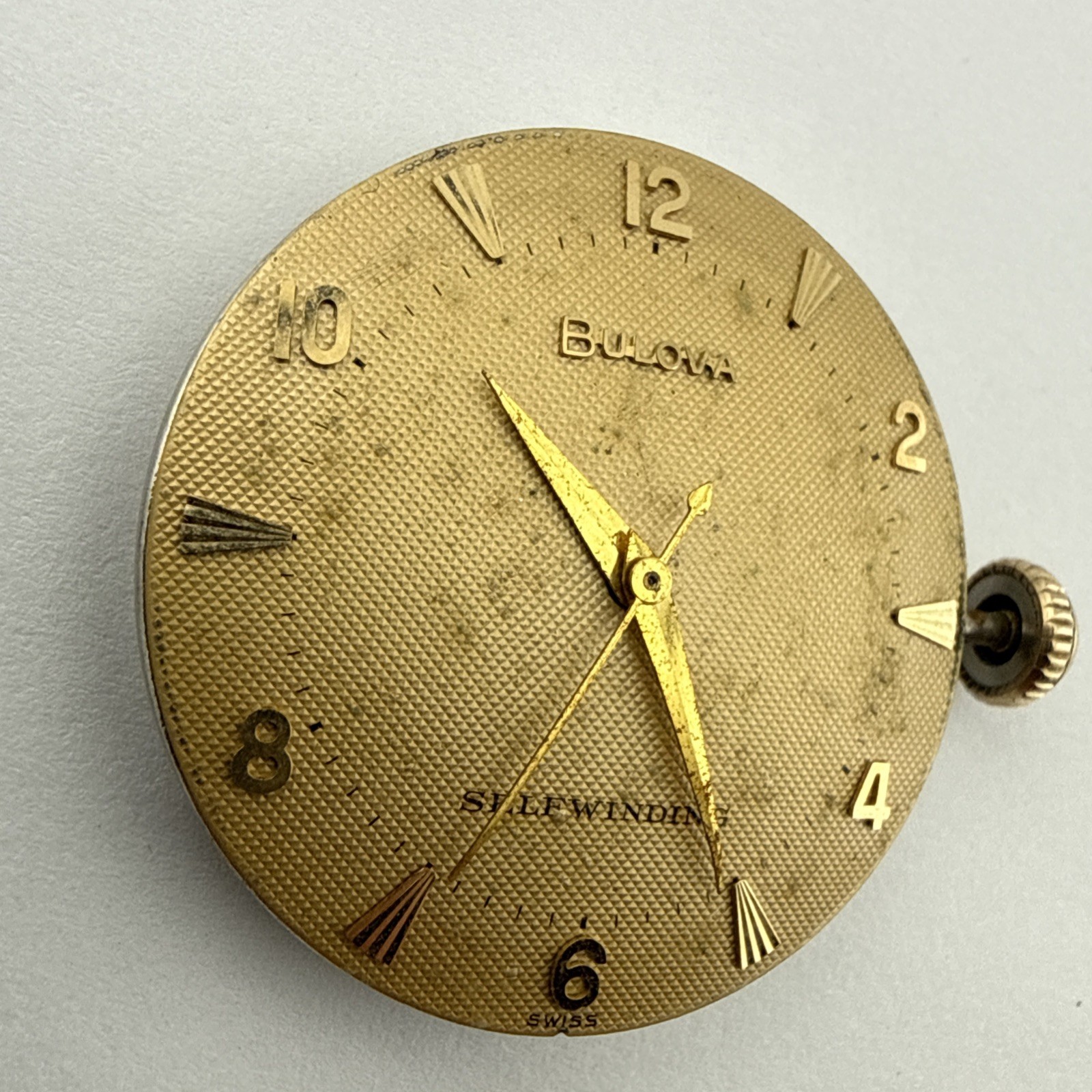 Bulova 10CSC automatic men’s Wristwatch movement – Good Balance Wheel Running