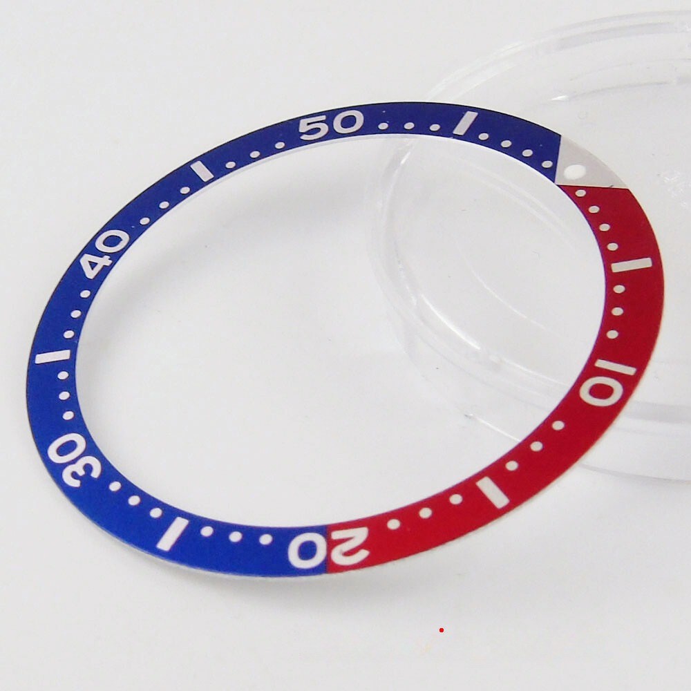 39mm Alloy Watch Bezel Insert Ring For 45mm Watch Case White Marks Watch Parts🎁