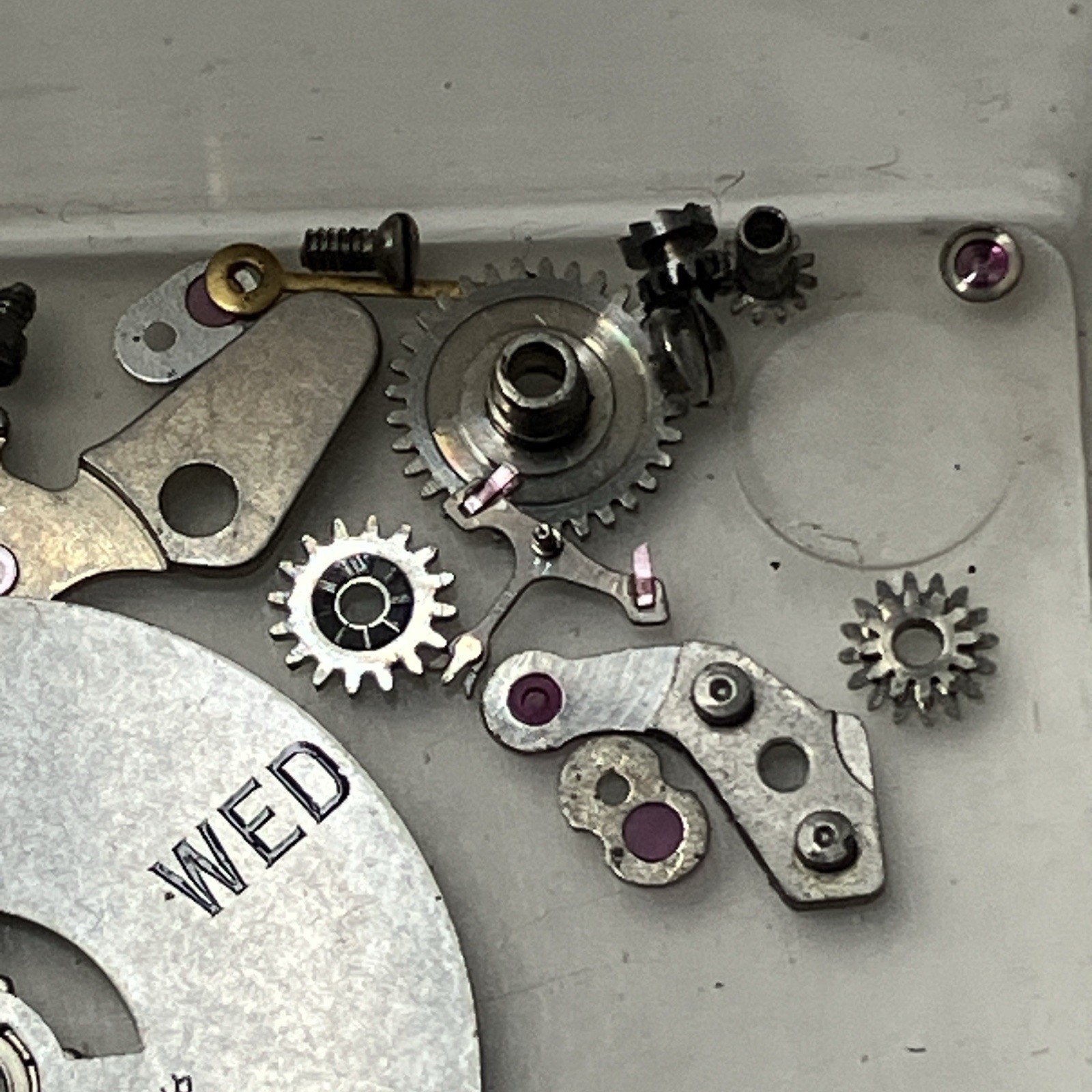Seiko 6119A 21J Automatic Movement Dial Day Disc Spare Parts Repair Lot