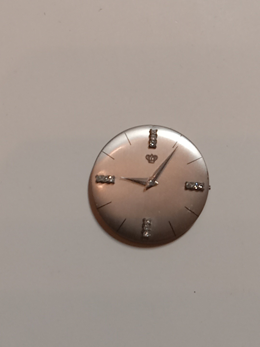 jules jurgensen watch Movement With 12 Diamonds Real White Natyral 17 Jewels…