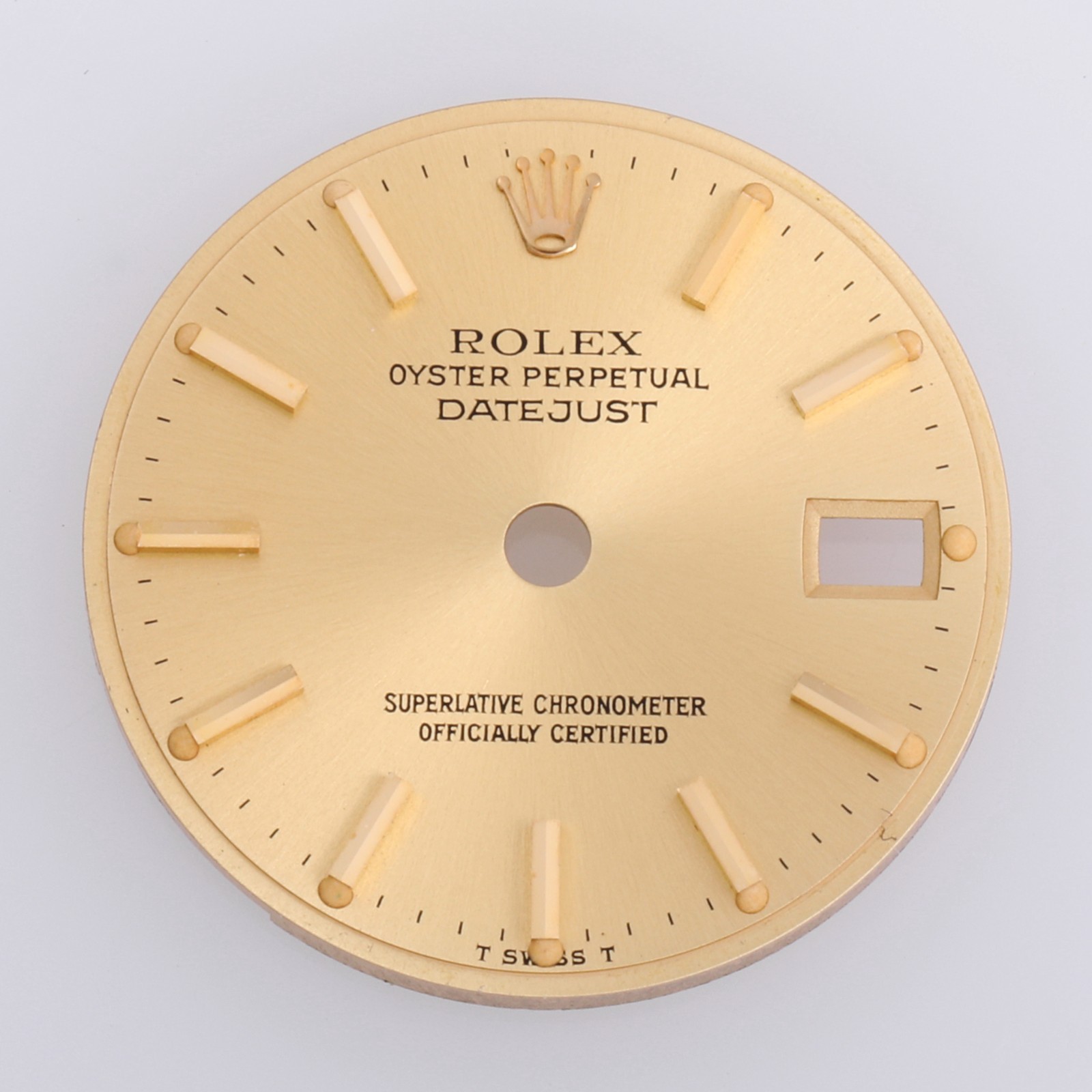 Rolex Lady Date 26mm Champagne Stick Dial TSwissT 6917 69173 69178 #K24