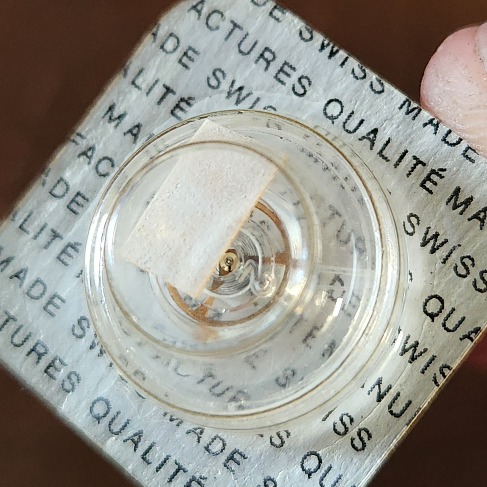 Genuine NOS Gruen Watch Part #721 Balance Cal. 292R Sealed