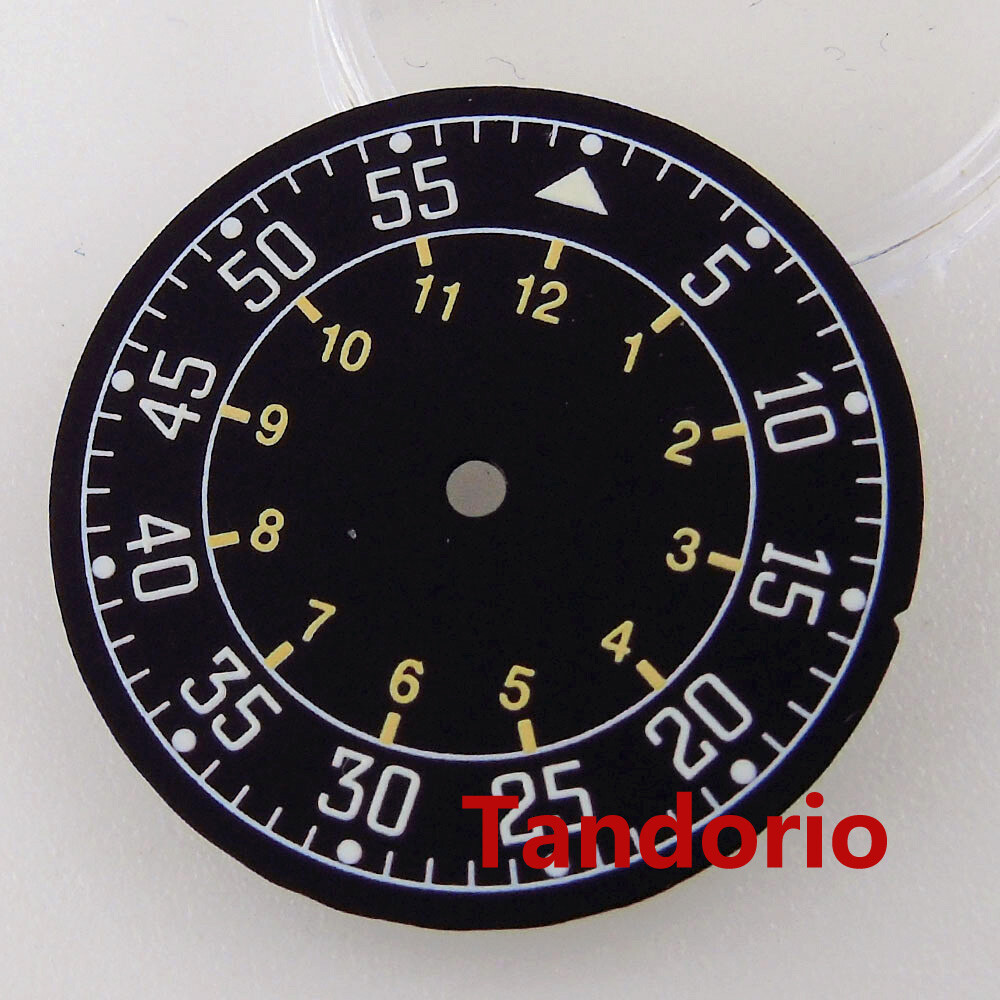 29mm Luminous Watch Dial Hand Fit NH35A NH36A ETA 2824 2836 Auto Movement Lume