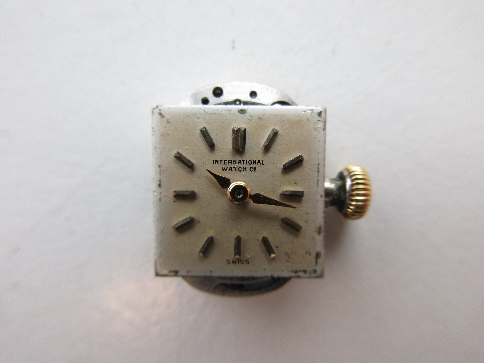 IWC International watch co cal. C.431 Swiss movement & dial – running