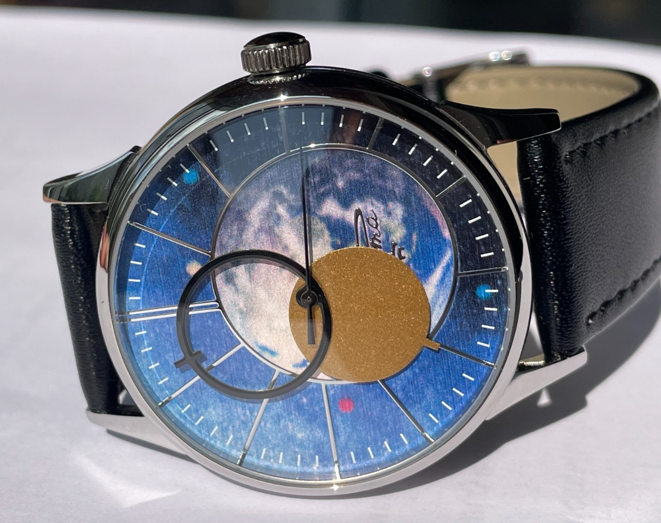 RAKETA KOPERNIK 2609 HA mechanism USSR new case steel mans