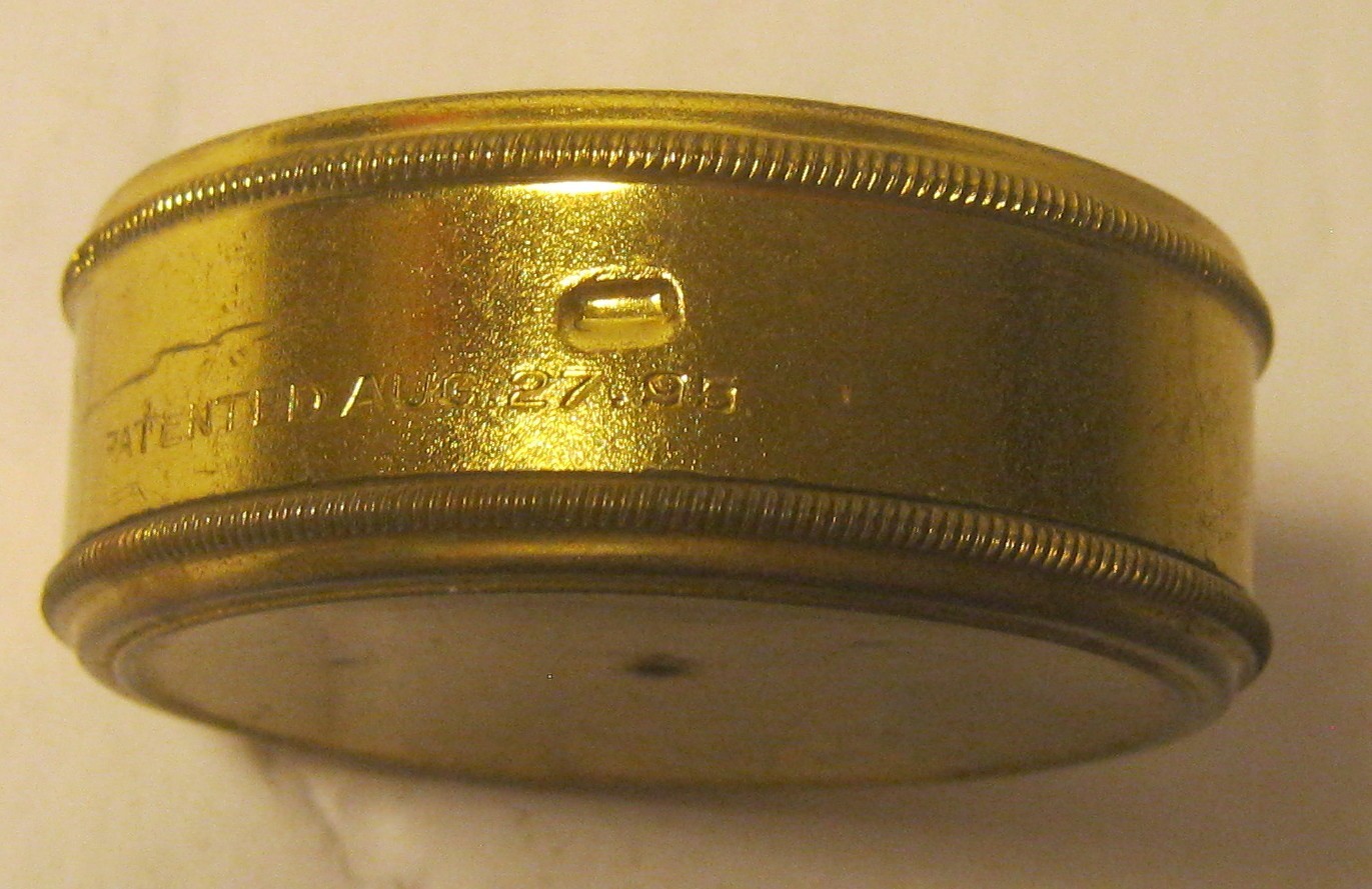 1894 AMERICAN WALTHAM WATCH COMPANY Gold Toned TIN for Watch Parts NICE!!!