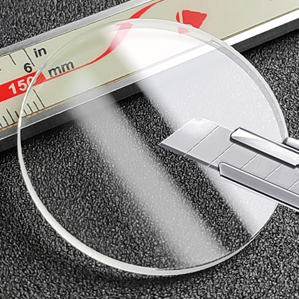 2.5mm Flat Sapphire Watch Glass Crystal 27mm – 40mm Dia With Waterproof Gasket