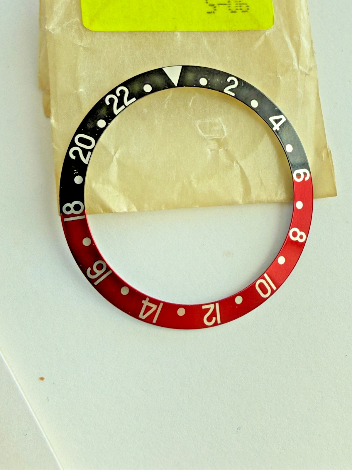 ROLEX GENUINE GMT COKE BEZEL INSERT Part# B315-16760-7-A1 For 16710 16700 16760