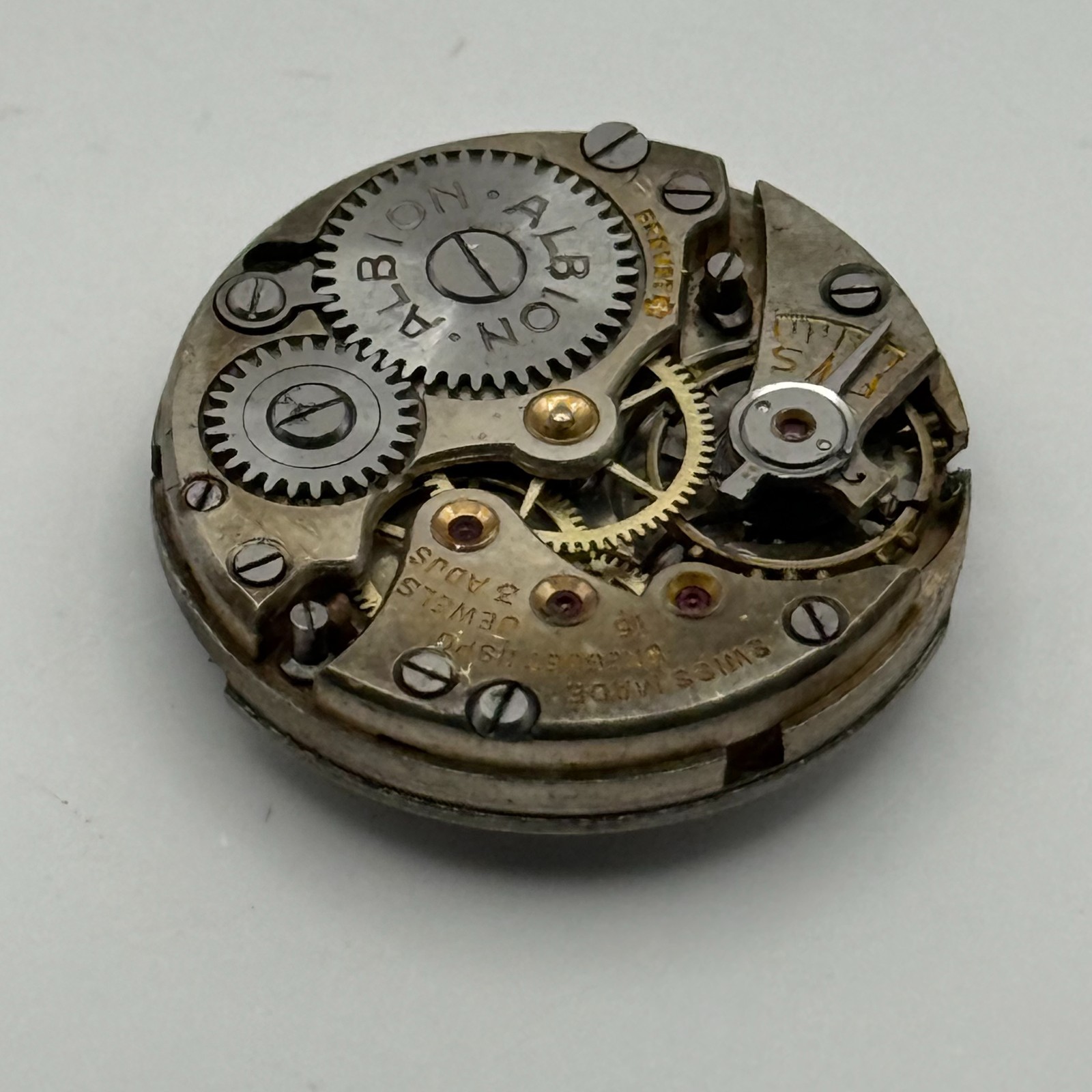 Breguet Hairspring Albion Red 12 Swiss Watch Movement Manual Wind Parts 21.6mm