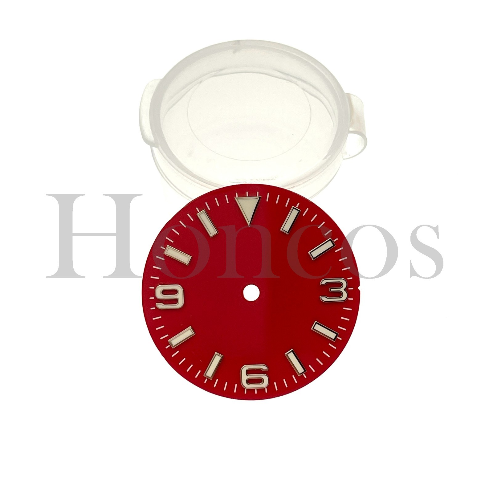 28.50 MM Explorer 369 Multi Red Dial Fits Japan NH35/36/4R/7S Auto Movement