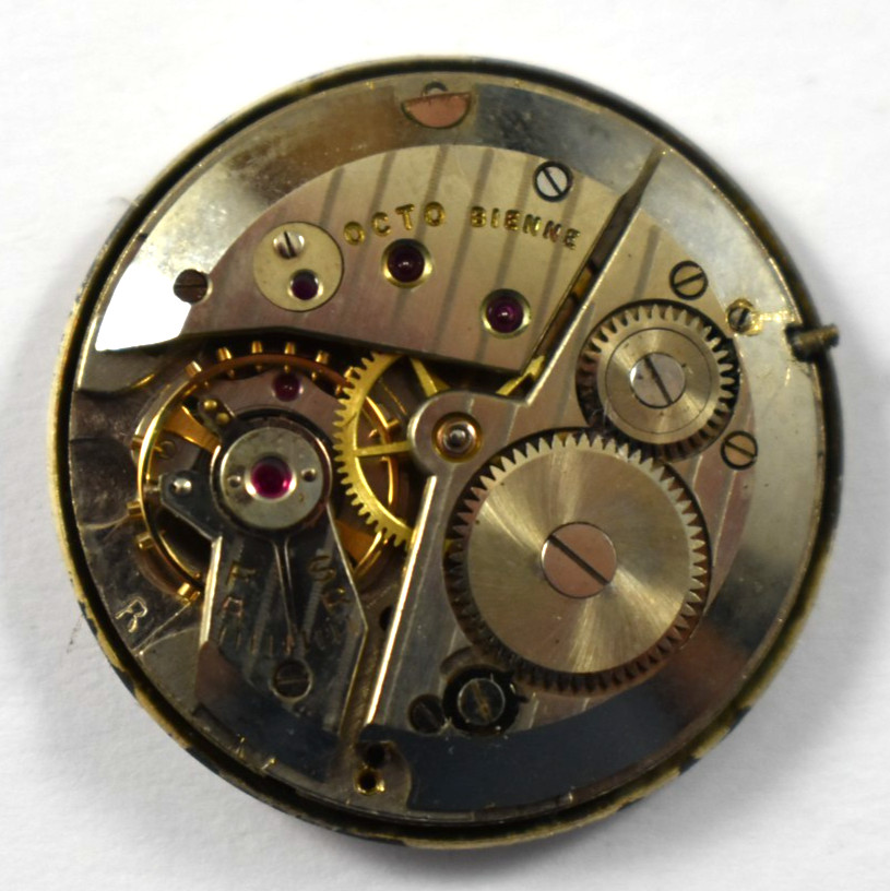 Vintage Octo Bienne Manual Wind Wrist Watch Movement lot.wi