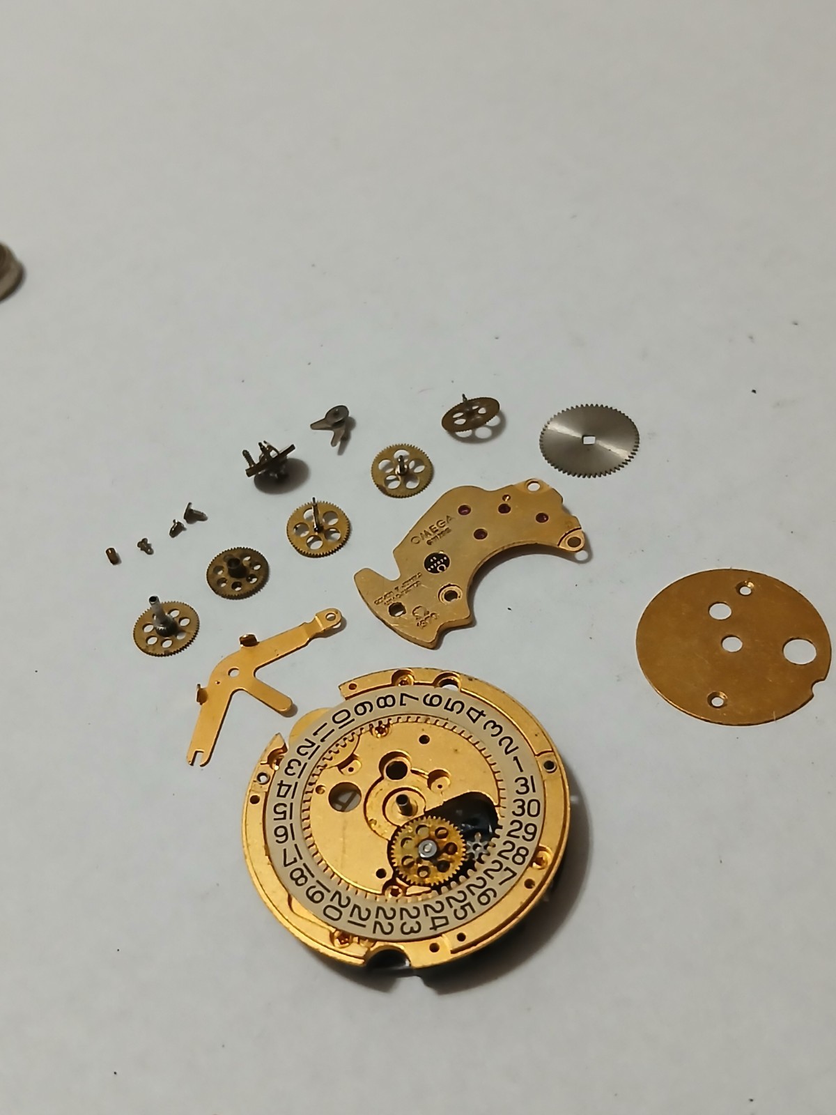 Vintage Omega Seamaster Quartz Movement Calibre 1370 For Spares Parts Or Repairs