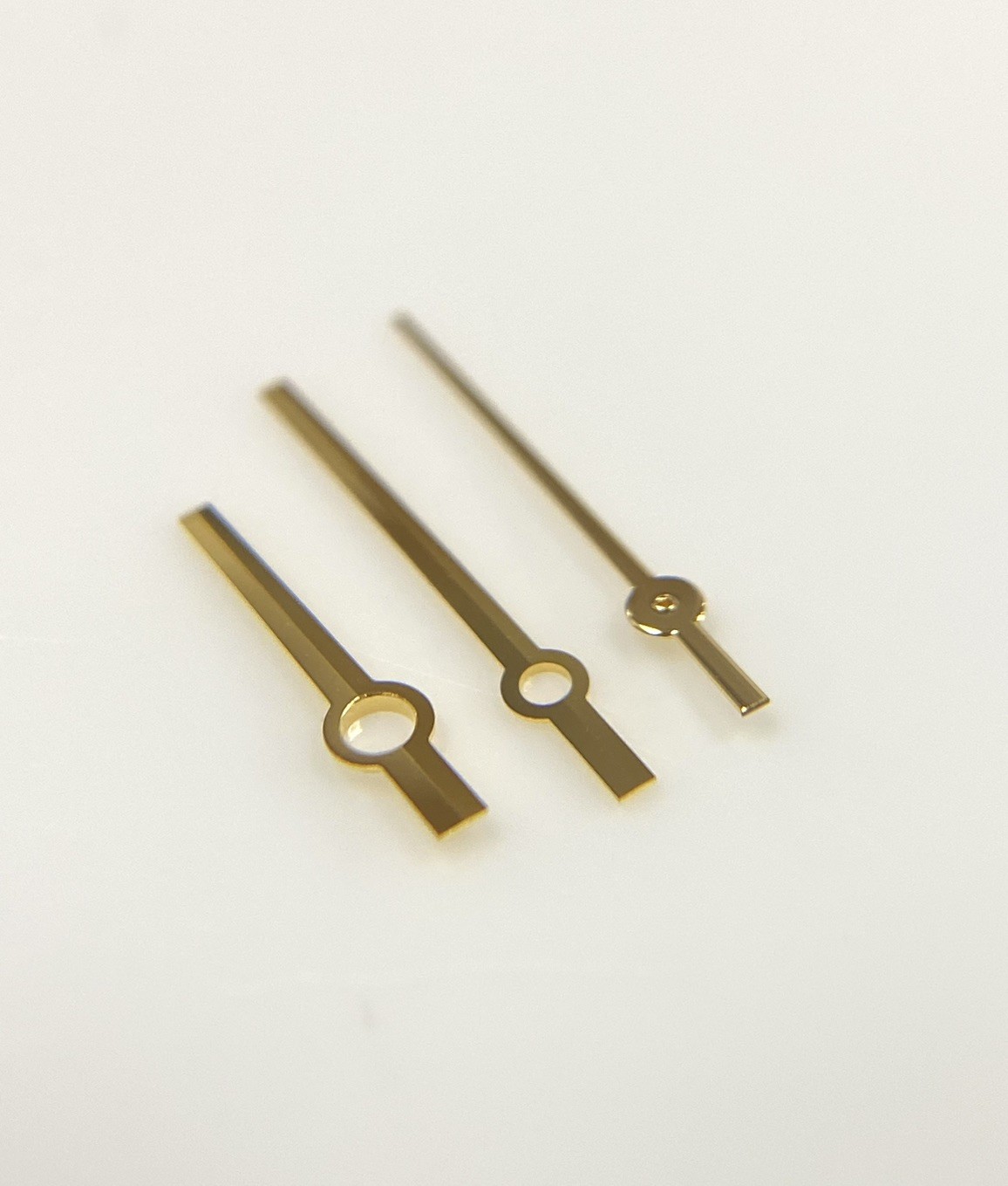 GOLD COLOR NO LUME WATCH HANDS FOR MIDSIZE ROLEX CALIBER 2230/2235
