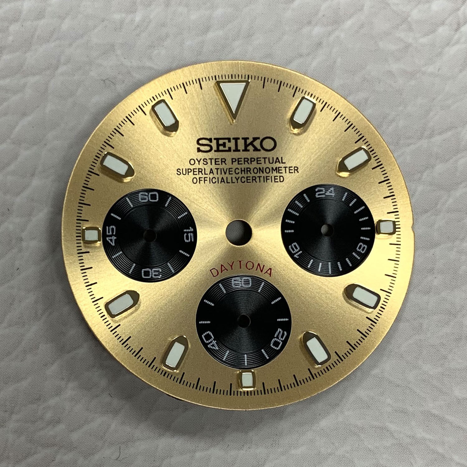 29.5mm Multi-functional Watch Dial Luminous for VK63 Movement Watch Parts