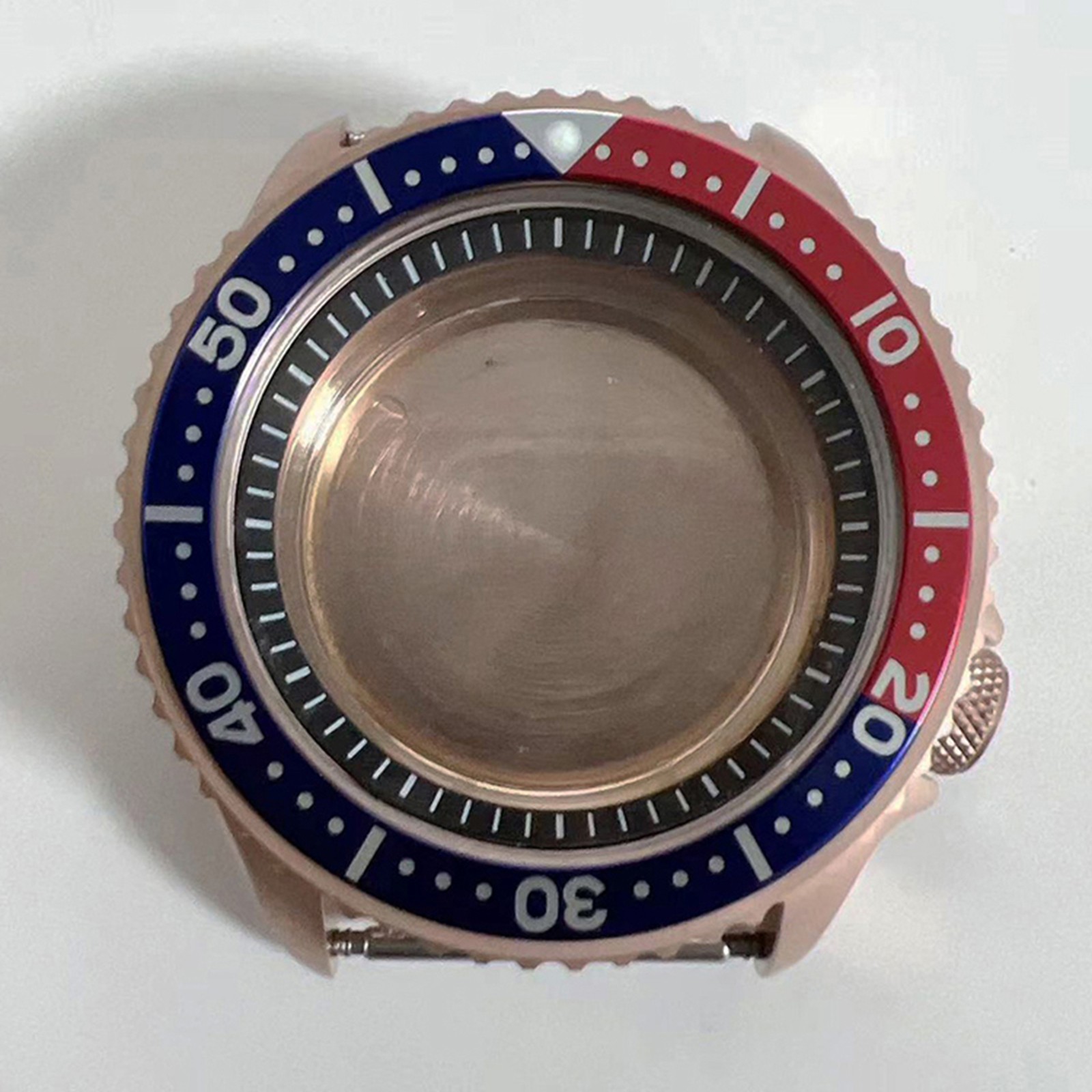 41.5mm Stainless Steel Rose Gold Watch Case For NH35/NH36/4R Movement