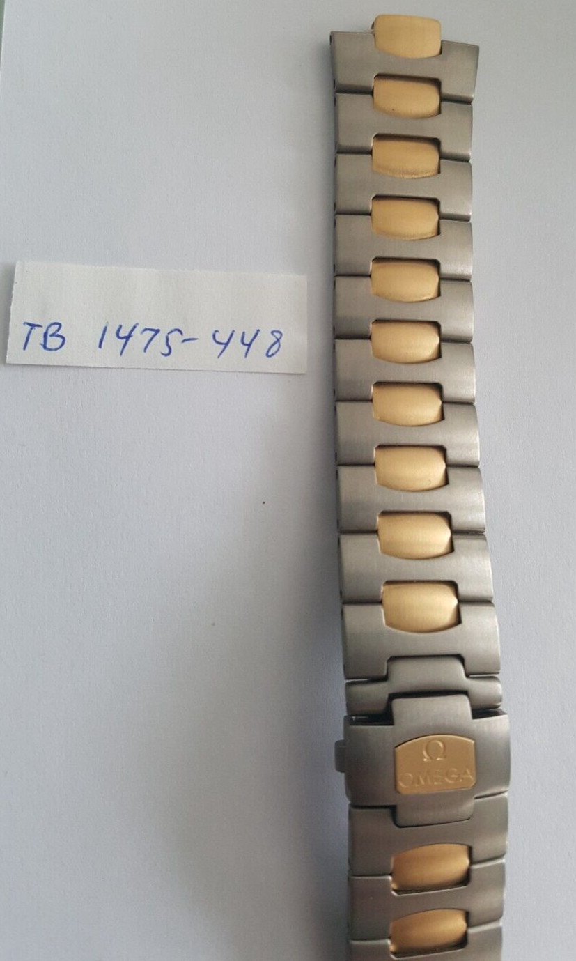 Omega Titanium-18KT Yellow Gold Plated Bracelet Number TB1475-448