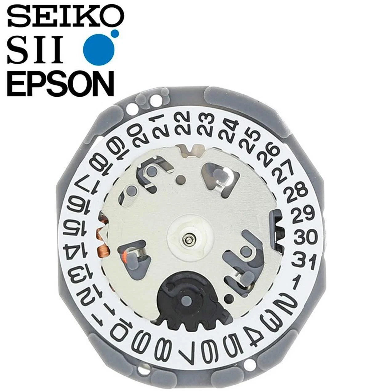 Original Hattori/Seiko/Epson VJ24 VJ24B Japan Quartz Movement (Date @3/6)