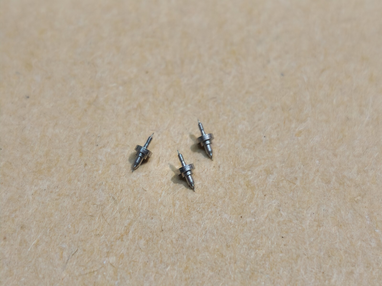 Lot Of 3 NOS Elgin 8/0 5849 Balance Staffs For 553 Parts