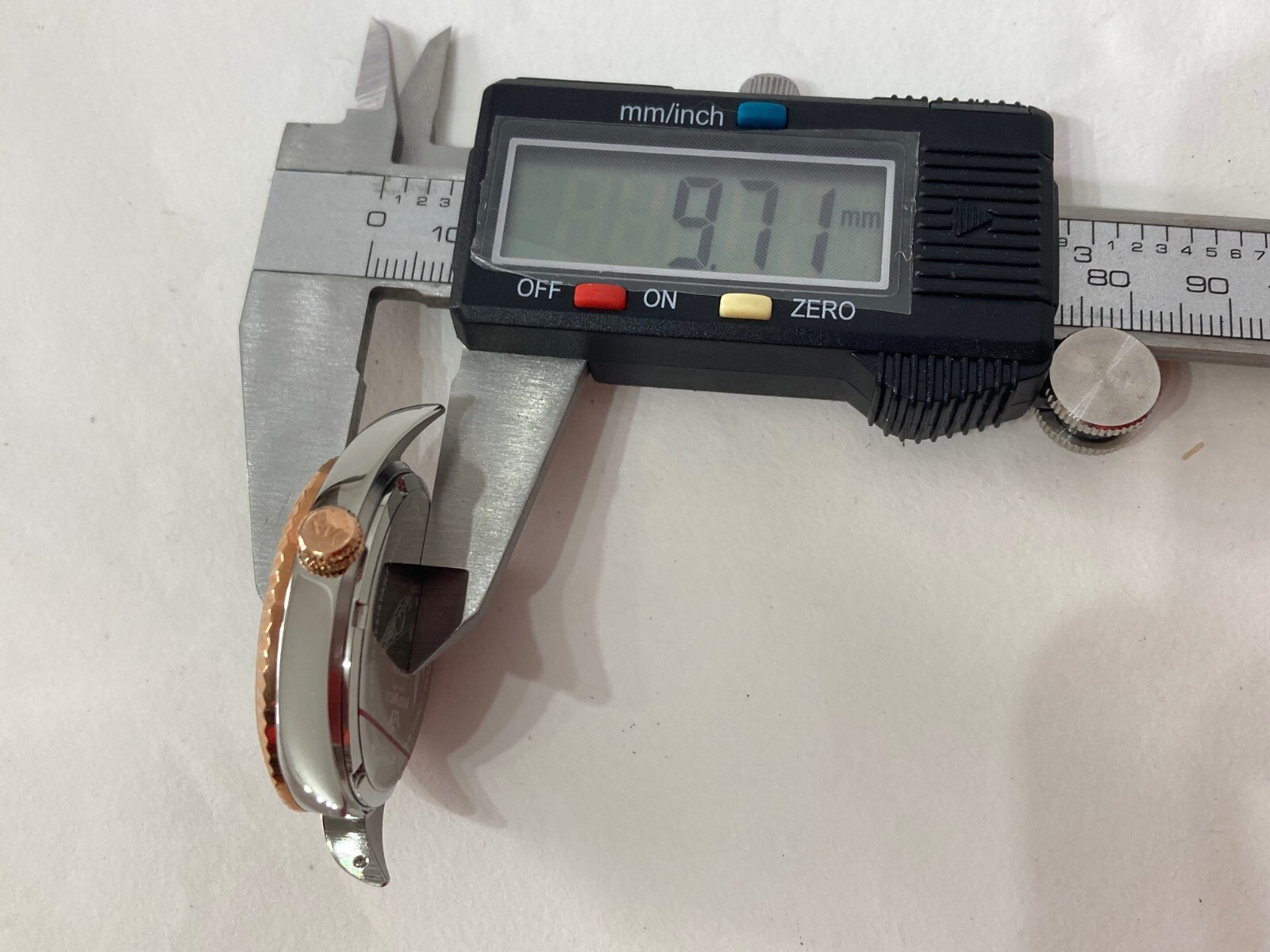 SPARE PARTS ACCESSORY STEEL CASE PHILIP WATCH CARIBE NEW.8