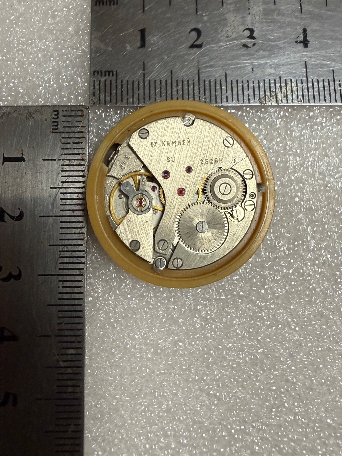 Vintage USSR Watch Movement CHAIKA / Poljot Cal. 2628H – For Parts