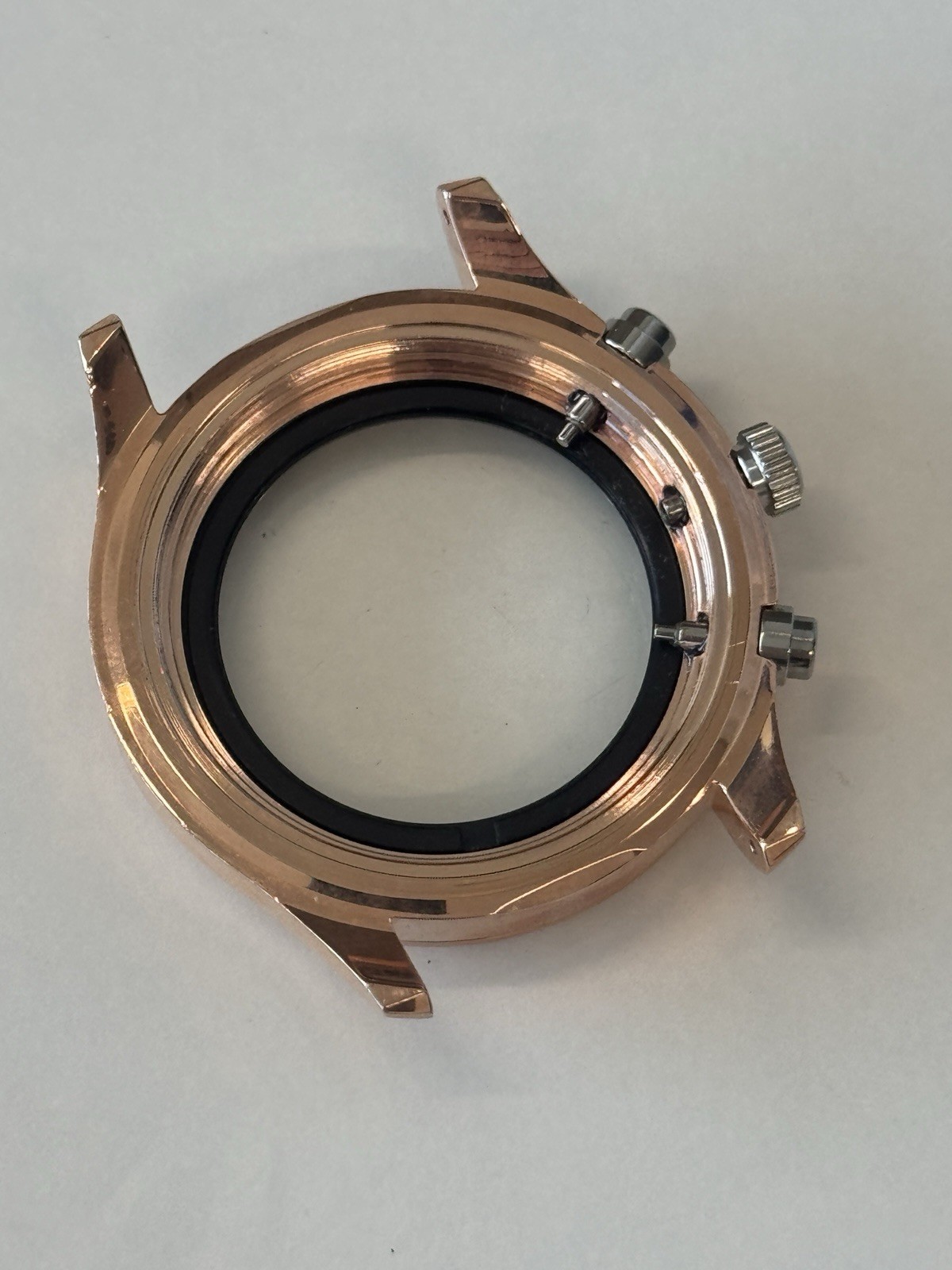 Seiko 7T92-0JS0 Watch Case – Chronograph Pilot – New Old Stock – Rose Gold
