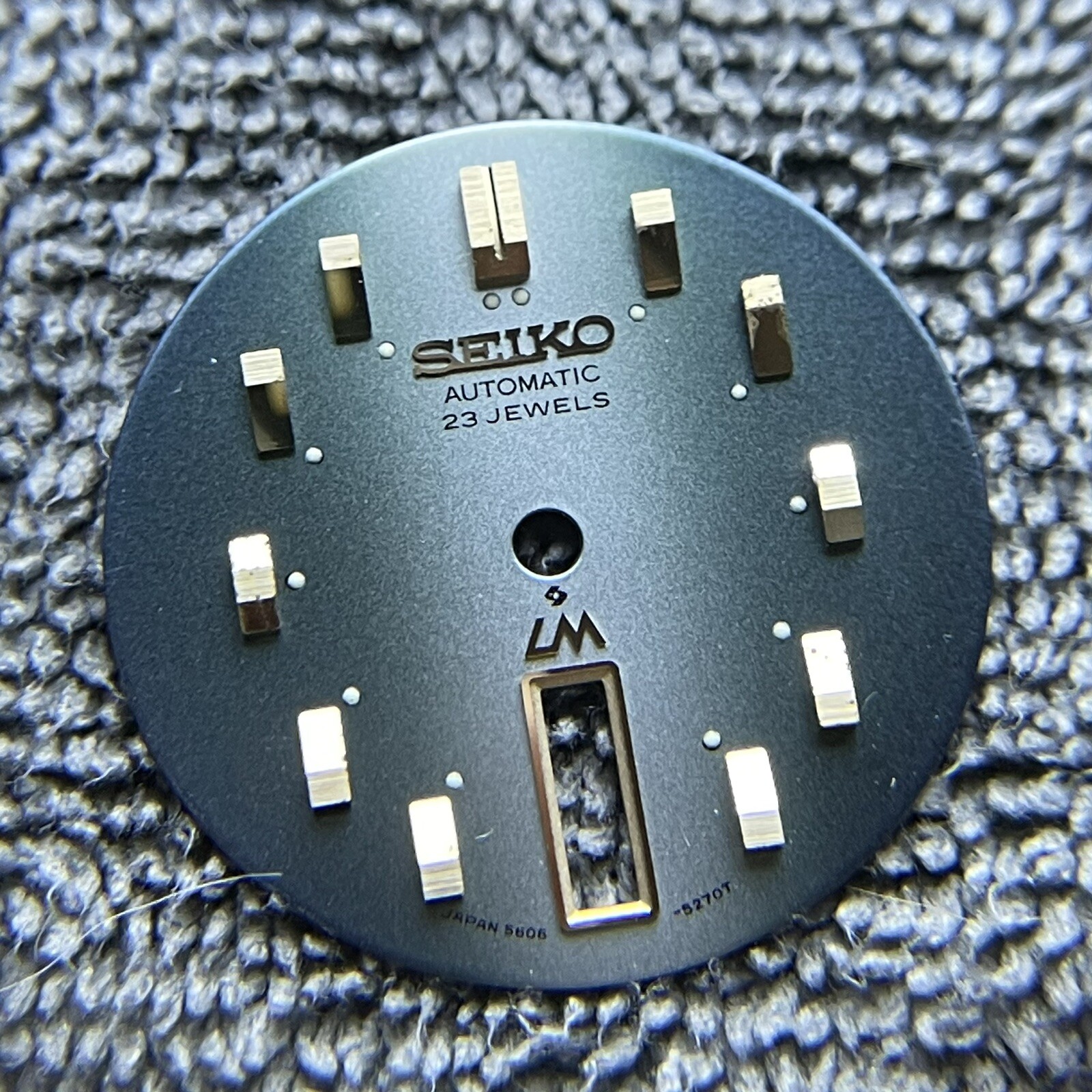 GENUINE NEW OLD STOCK DIAL FOR SEIKO5606-5100 LM LORD MATIC GREEN SGP