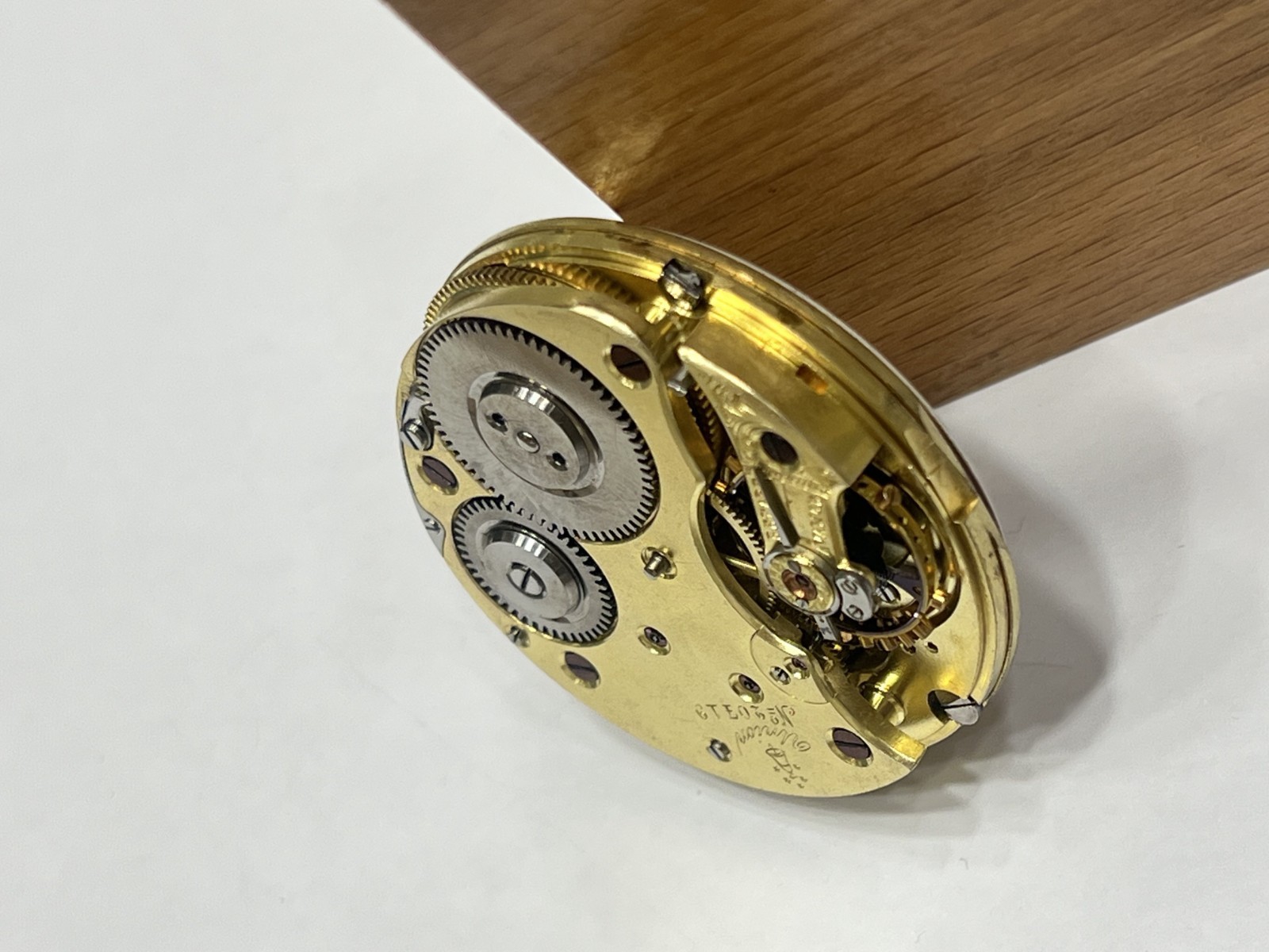 High Quality Swiss Union Pocket Watch Movement Running