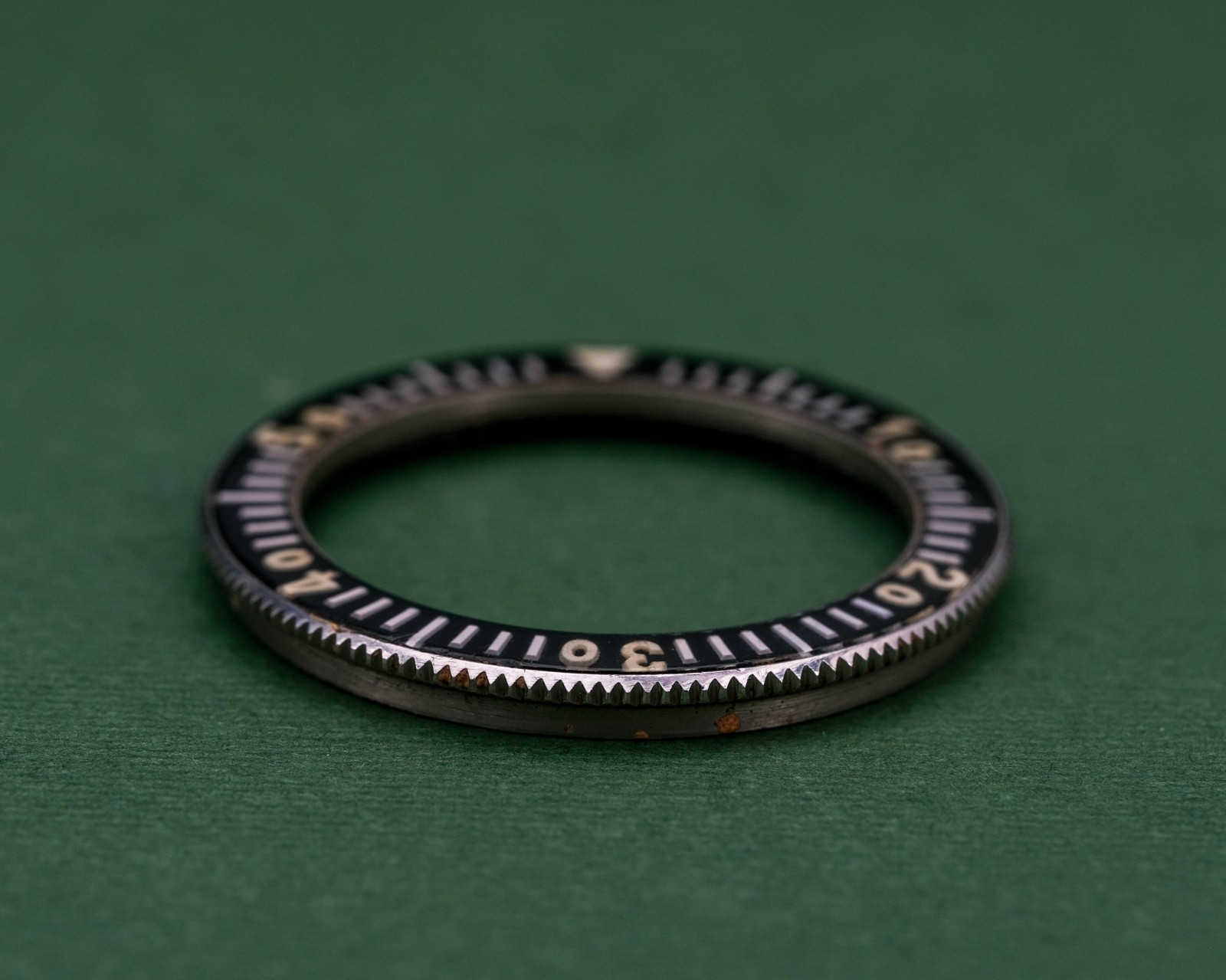 Authentic Triton Bezel + Insert for Spirotechnique 1962