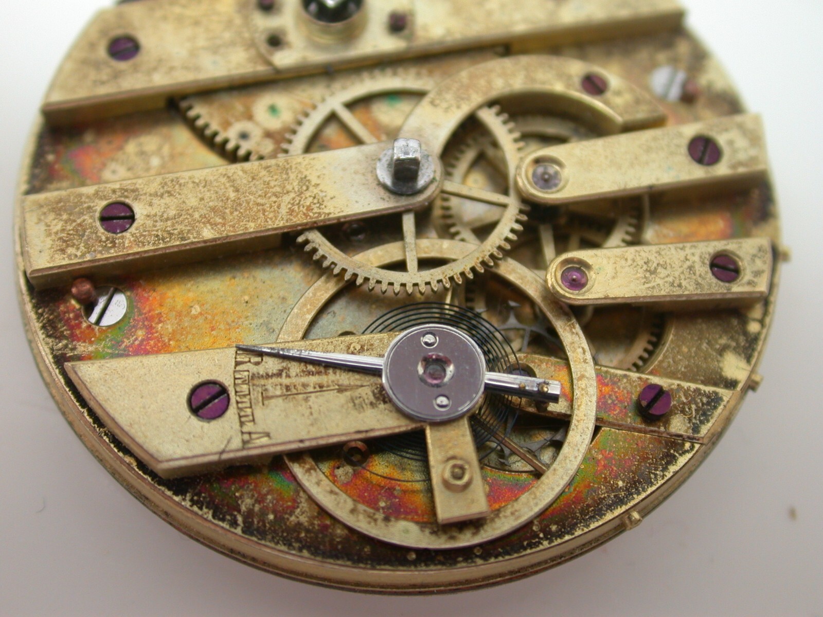 WATCHMAKERS – EARLY KEY WIND, KEY SET, 17 LIGNE POCKET WATCH – 28MR33