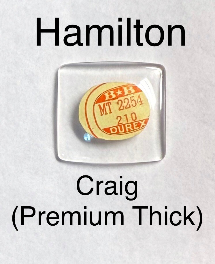 NOS Vintage 1950s Hamilton Craig Premium Thick Watch Glass Crystal